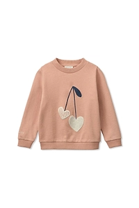 Thora Heart Motif Sweatshirt