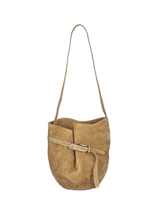 Belted Bucket Bag