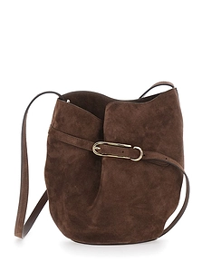 Belted Bucket Crossbody Bag