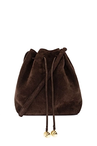 Charm Suede Bucket Bag