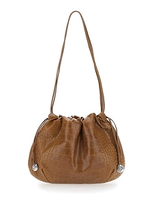 Liffner Embossed Charm Shoulder Bag