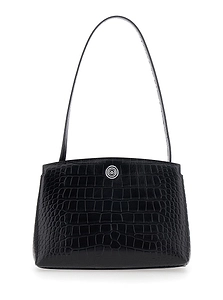 Liffner Embossed Top-Handle Clutch Bag