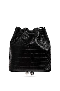 Mini Embossed Bucket Bag