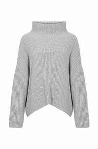 Liviana Conti Funnel-Neck Knitted Sweater
