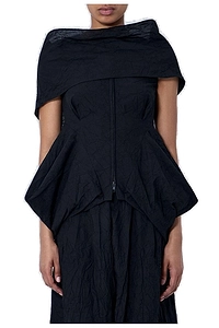 Limi Feu Typewriter Scarf Detailed Top