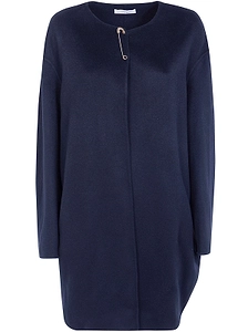 Liviana Conti Magnus Pin-Fastening Coat