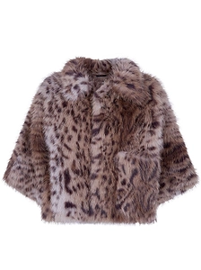 Liviana Conti Marcel Faux Fur Cape
