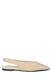 Liviana Conti Pointed Slingback Flat Shoes