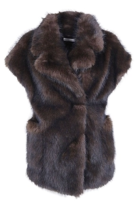Liviana Conti Rian Faux Fur Gilet Jacket