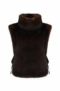 Liviana Conti Sleeveless High-Neck Top