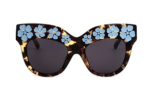 Linda Farrow X Markus Lupfer Butterfly Frame Sunglasses