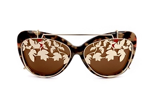 Linda Farrow X Matthew Williamson Butterfly Frame Sunglasses