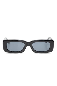 The Attico X Linda Farrow Mini Marfa Rectangle Frame Sunglasses