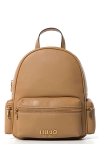 Liu Jo Logo Lettering Zipped Backpack