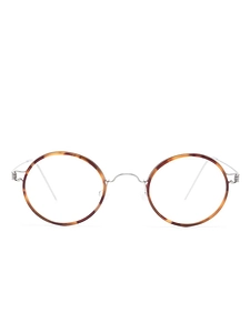 Lindberg Harley 10 Round Frame Curved Tips Glasses