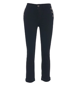 Liu Jo Logo Patch Slim Fit Jeans