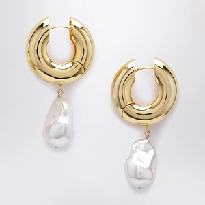 Esper Hoop Drop Earrings