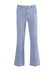 Liu Jo Button Detail Flared Jeans