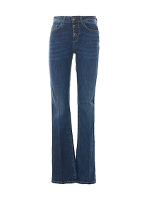 Liu Jo Button-Fly Skinny Jeans