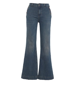 Liu Jo Button Flare Jeans