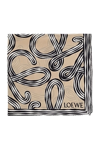 Loewe All-Over Anagram Printed Scarf