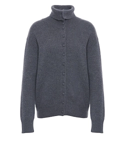 Denie Button-Up Knitted Jumper
