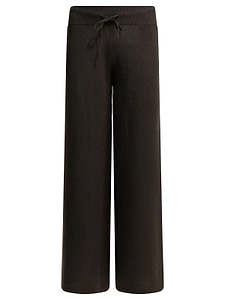 Lisa Yang Drawstring Wide-Leg Knitted Trousers