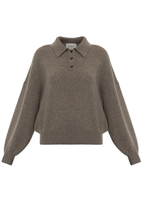 Lisa Yang Etta Knitted Polo Shirt
