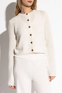 Felicia Ribbed Button Cardigan