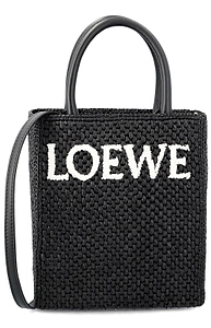 Loewe Logo-Embroidered Woven Tote Bag