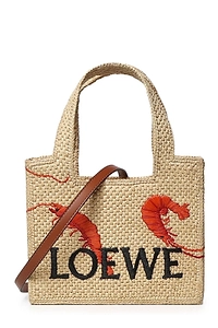 Loewe Mini Logo Font Tote Bag