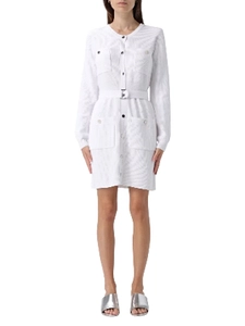 Liu Jo Shoulder Pads Detailed Knitted Dress