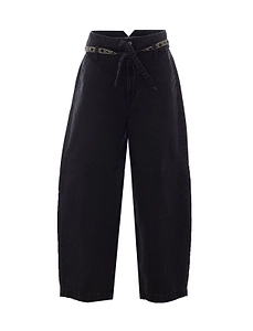 Liu Jo High-Waist Belted Wide-Leg Jeans