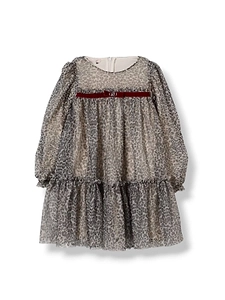 Liu Jo Kids Animal-Print Tulle Dress