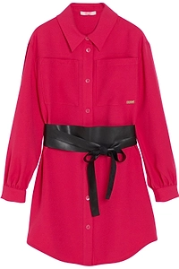 Liu Jo Kids Belted Shirt Dress