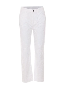 Liu Jo Straight Embroidered Pants
