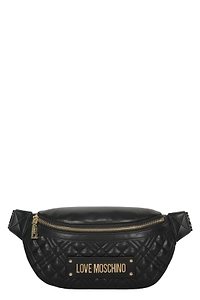 Love Moschino Quilted Zip Belt Bag