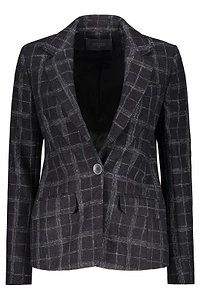 Lorena Antoniazzi Checked Single-Breasted Blazer