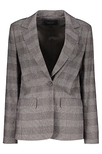 Lorena Antoniazzi Checked Single-Breasted Blazer