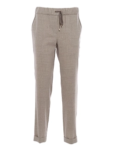 Lorena Antoniazzi Drawstring Straight-Leg Trousers