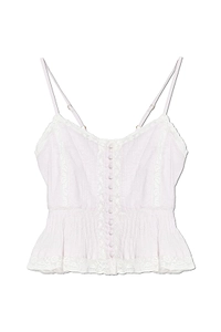 Aleni Lace Peplum Top