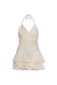 Adrinette Ruffled Mini Dress