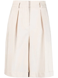 Lorena Antoniazzi Pleated Bermuda Shorts