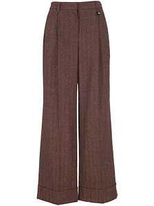 Lorena Antoniazzi Pleated Straight-Leg Trousers