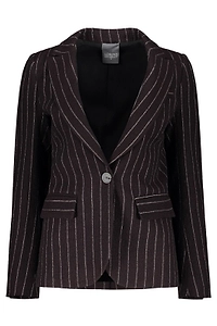 Lorena Antoniazzi Pinstriped Single-Breasted Blazer