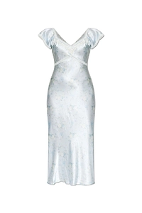 Loveshackfancy Eline Lace-Trim Midi Dress