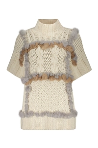 Lorena Antoniazzi Short-Sleeved Knitted Jumper