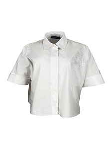 Lorena Antoniazzi Sequin-Embellished Boxy Fit Shirt