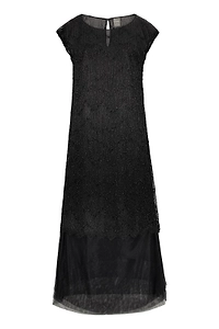 Lorena Antoniazzi Sheer Lace Long Dress