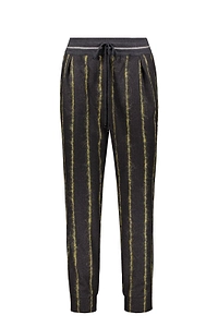 Lorena Antoniazzi Striped Drawstring Track Pants